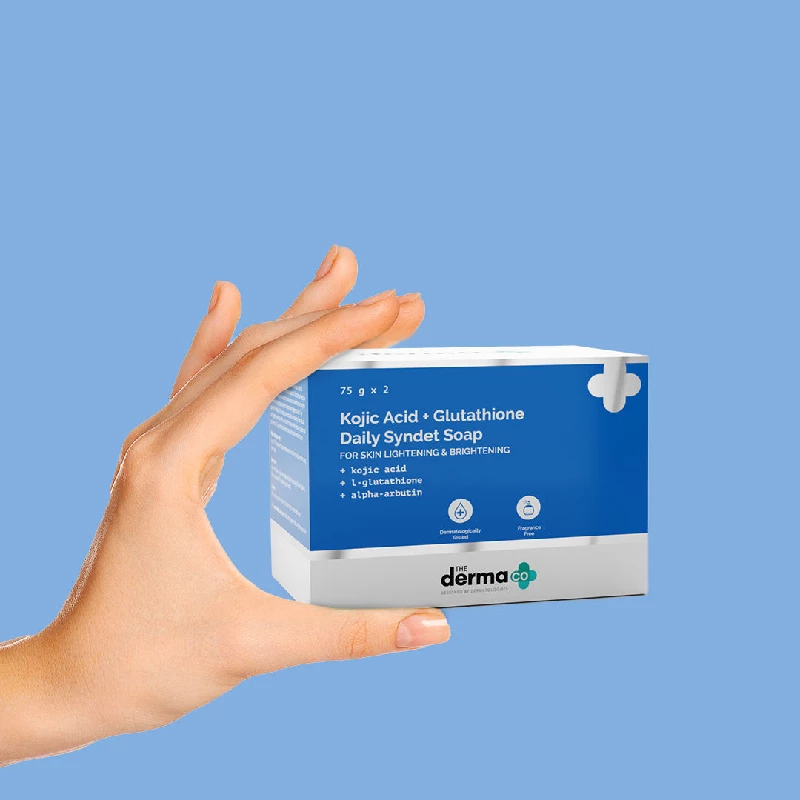 The Derma Co Kojic Acid Syndet Soap with Glutathione for Pigmentation (Pack of 2), 150 g-9.webp